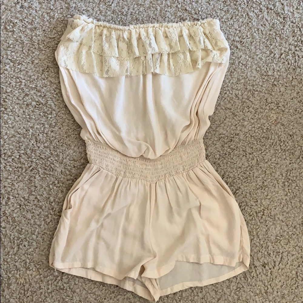 Strapless Romper